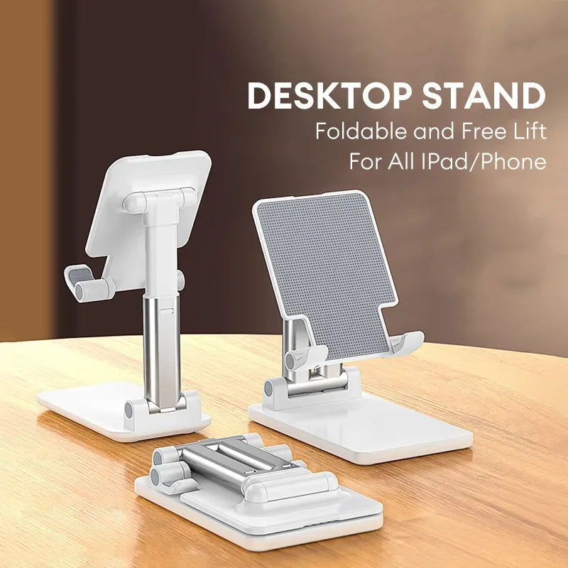 High Quality Desktop Tablet Holder Table Cell Foldable Extend Support Desk Mobile Adjustable Phone Holder Stand