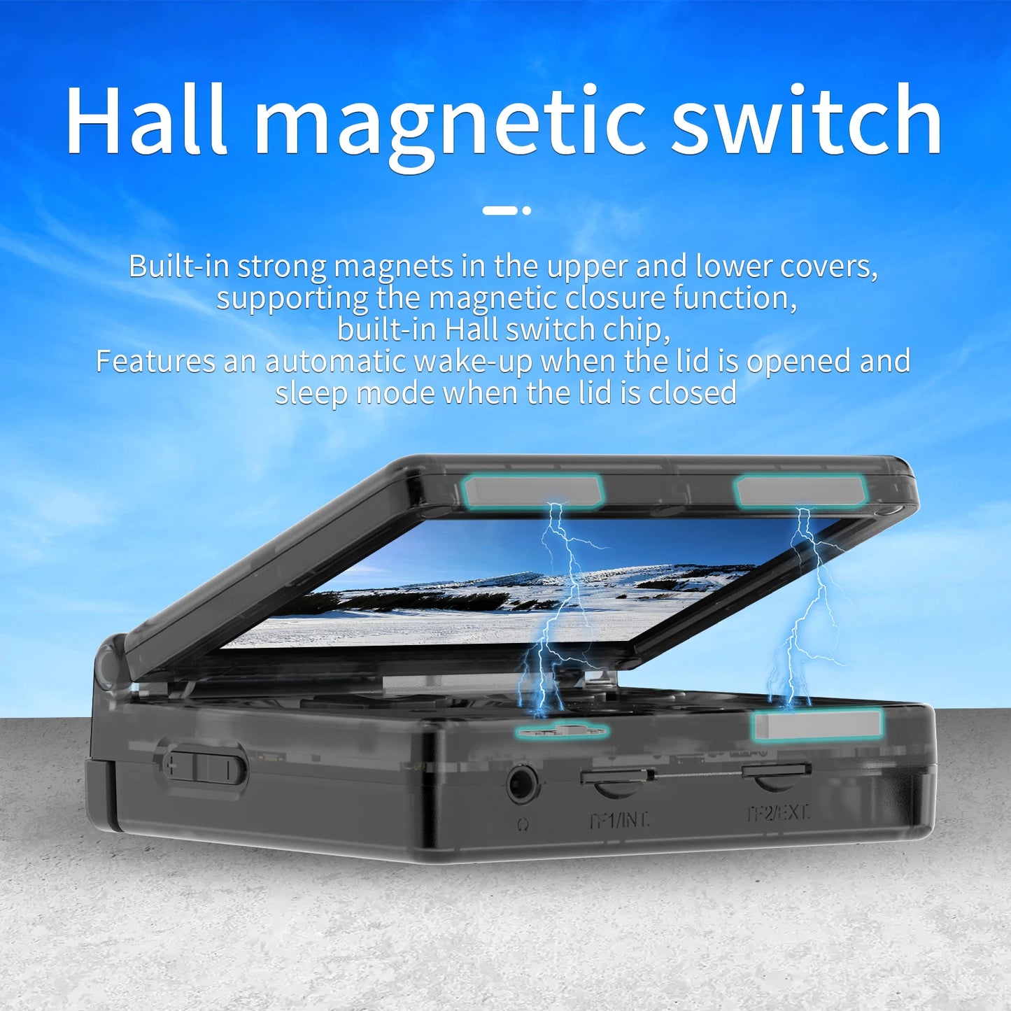 ANBERNIC RG35XXSP Fold Handheld Game Consoles Video Game Consoles Linux System 3.5 Inch IPS Screen 3300mAh 256G PSP Game Gifts