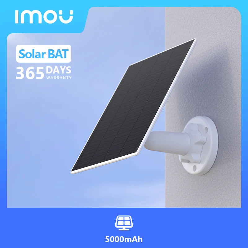 IMOU Cell All In One Panel Set 2K WiFi Camera 5000mAh Battery Wireless IP66 Smart Color Night Vision Home Security Camera