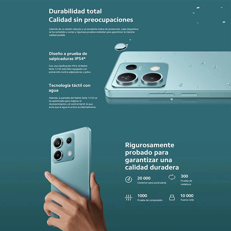 Xiaomi Redmi Note 13 5G Smartphone NFC MediaTek Dimensity 6080 120HZ 108MP Camera 33W Charging 5000mAh Local Warranty Global Version