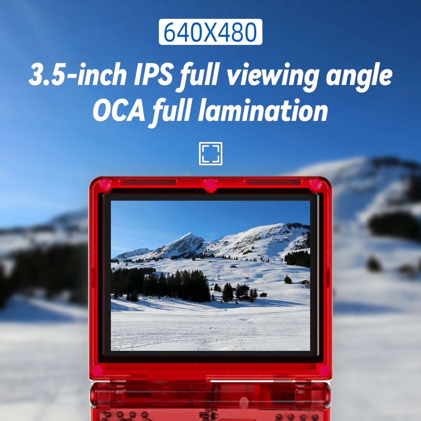 ANBERNIC RG35XXSP Fold Handheld Game Consoles Video Game Consoles Linux System 3.5 Inch IPS Screen 3300mAh 256G PSP Game Gifts