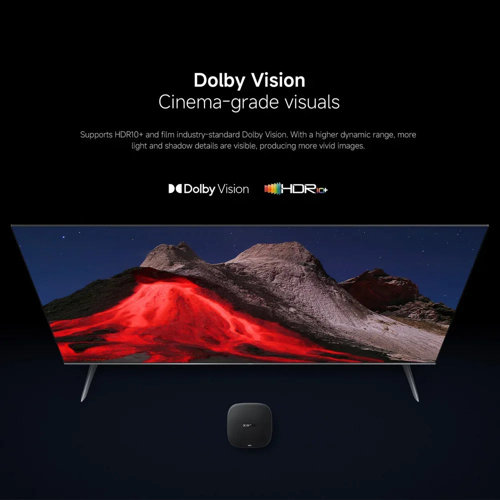 Global Version Xiaomi TV Box S 3rd Gen 4K Ultra HD 2G 32G WiFi BT5.2 Google TV Cast Netflix Smart TV Box Media Player