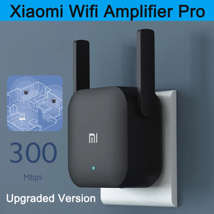 Xiaomi Repeater WiFi Pro Mi Amplifier Network Expander Router Power Extender Roteador 300M 2.4G 2 Antenna for Router Home Office