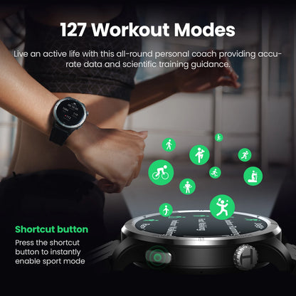 HAYLOU Solar Neo Smartwatchs 1.53'' HD Display 24H Health Monitoring Bluetooth Call Smart Watch Men Women Smart Sport Watchs