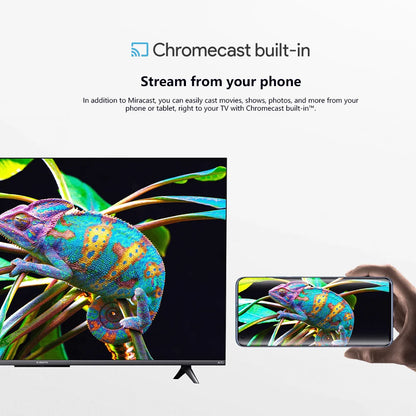 Xiaomi TV A Pro 43 2025 Bright 4K QLED screen with precise colors top-end metal finish with ultra-thin frame immersive soun