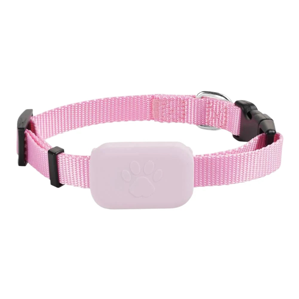 Pet GPS Tracker Dog Cat Locator - Adjustable Collar, Real-Time Tracking, Waterproof, Long Battery Life, Works with iOS Android