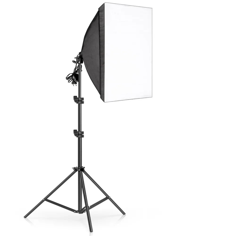 SH 3Pcs SoftBox With Sandbag Professional Photography Photo Studio Softbox Lights Lighting Kit Equipment Boom Arm