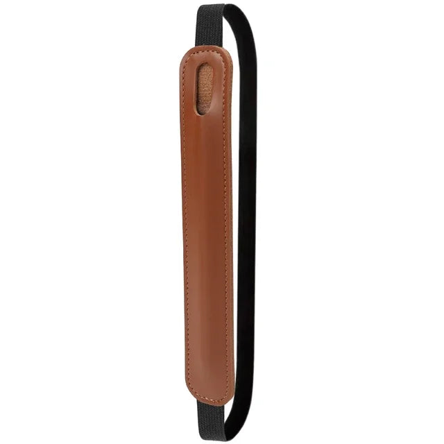 PU Leather Elastic Band Stylus Pen Sleeve Pouch for Apple Pencil Case Anti-Lost Attached Protector Bag for IPad IPencil 1 2