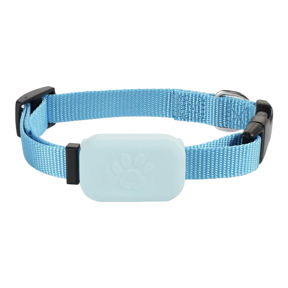 Pet GPS Tracker Dog Cat Locator - Adjustable Collar, Real-Time Tracking, Waterproof, Long Battery Life, Works with iOS Android