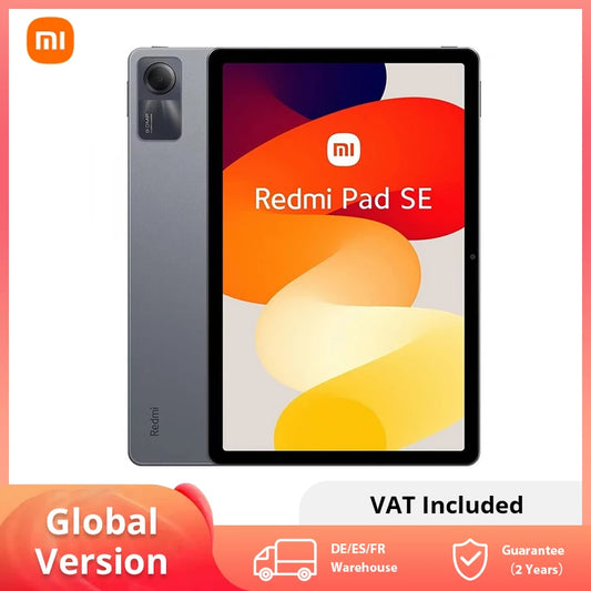 Global Version Xiaomi Redmi Pad SE Tablet 11 Inches FHD 90Hz Display Snapdragon 680 Mobile Platform 8000mAh Battery Mi Pad